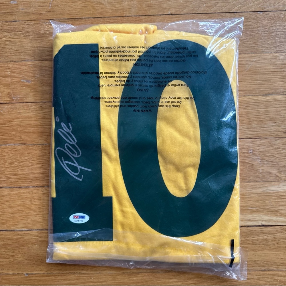 Authentic Signed Pele Jersey